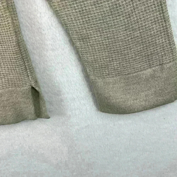 Pure Jill Waffle / Thermal Top Women’s Small Oatmeal Color - Picture 5 of 9